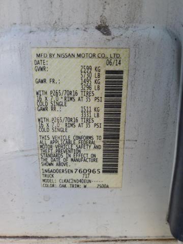 2014 NISSAN FRONTIER S #3302757341