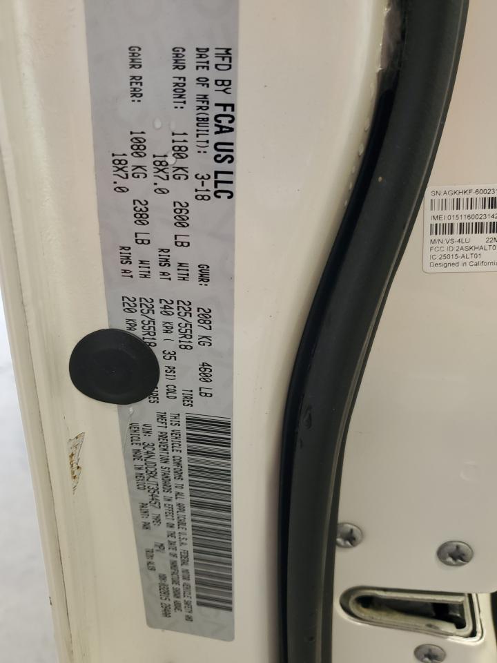 Lot #3308338061 2018 JEEP COMPASS LI