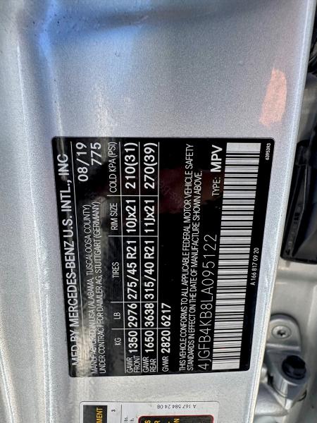 2020 MERCEDES-BENZ GLE 350 4M #3300030289