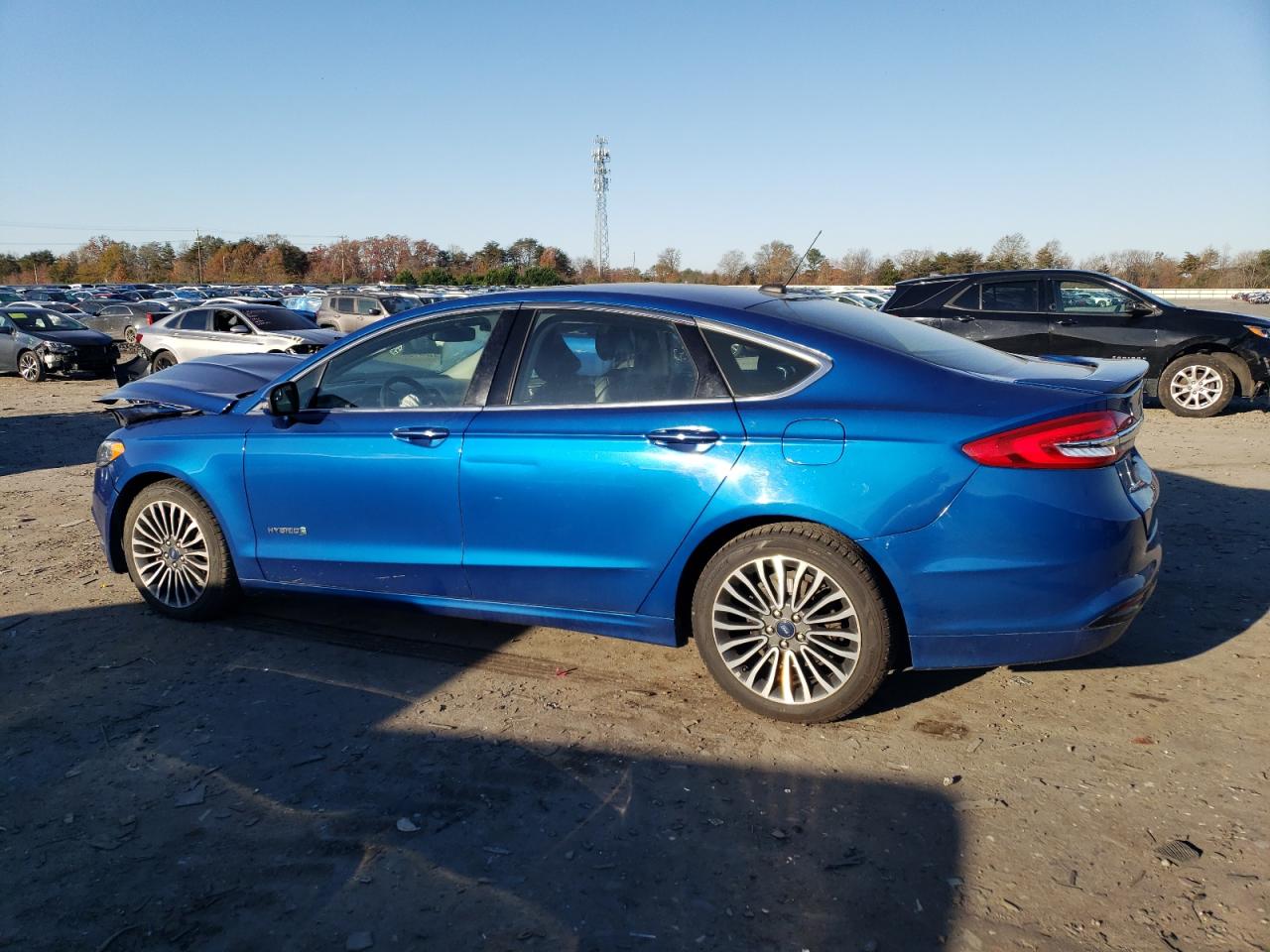 Lot #3302749008 2018 FORD FUSION TIT
