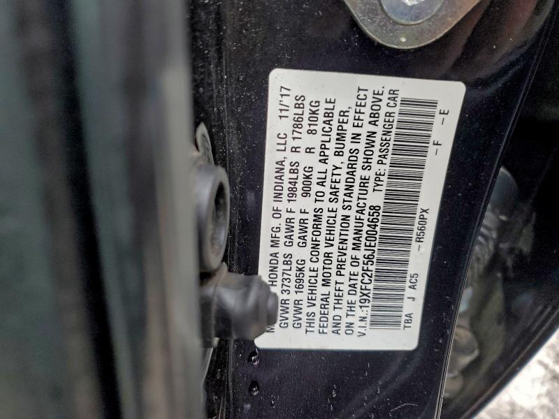 2018 HONDA CIVIC LX #3309571626