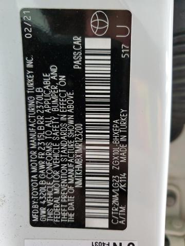 2021 TOYOTA C-HR XLE #3282620073