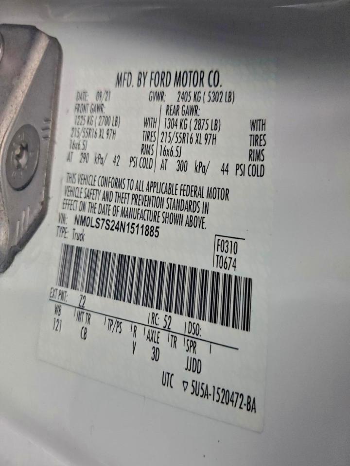 FORD TRANSIT CONNECT XL