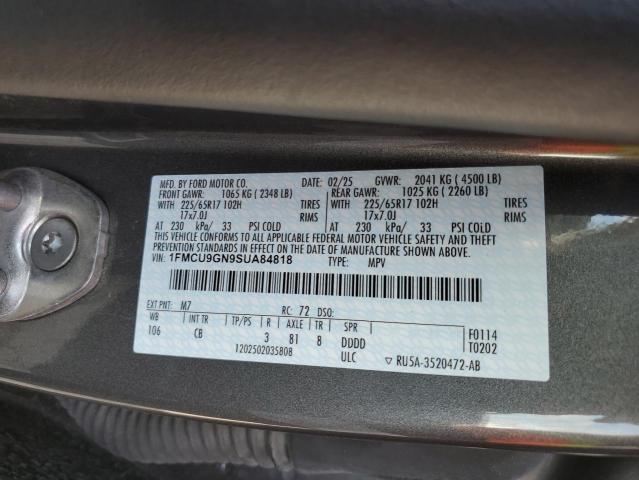 2025 FORD ESCAPE ACT #3292610616