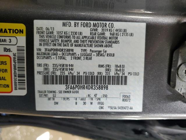 2013 FORD FUSION SE #3285711721