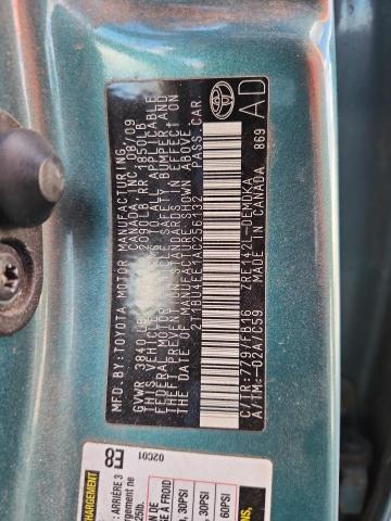 2010 TOYOTA COROLLA BA - 2T1BU4EE1AC256132