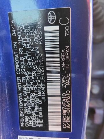 2016 TOYOTA PRIUS #3301835359