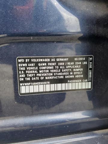2014 VOLKSWAGEN CC SPORT #3292461685