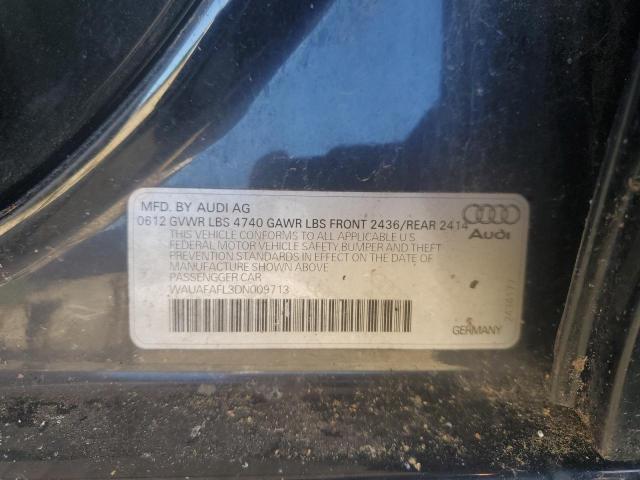 2013 AUDI A4 PREMIUM - WAUAFAFL3DN009713