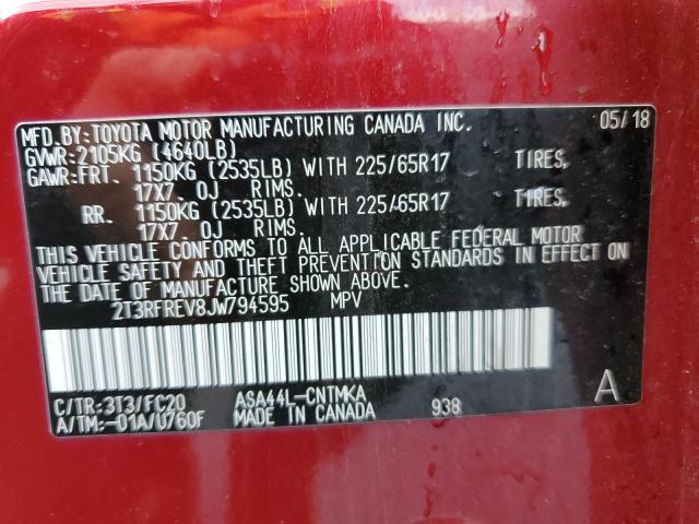 2018 TOYOTA RAV4 ADVEN #3302646067