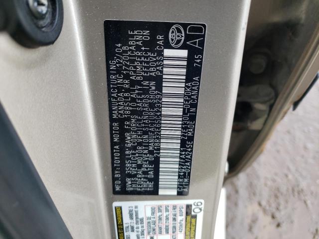 2005 TOYOTA COROLLA CE #3308281197
