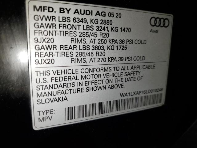 2020 AUDI Q7 PREMIUM #3282461572