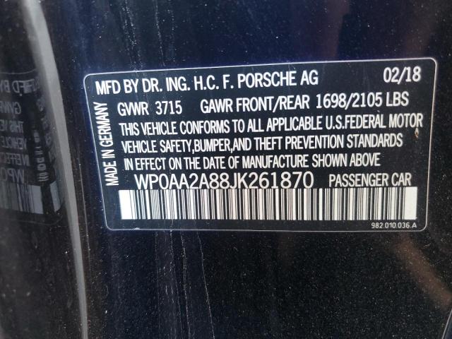 2018 PORSCHE CAYMAN #3303968698