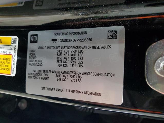 2023 CHEVROLET TAHOE K150 #3292351277