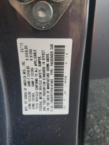 2015 HONDA ACCORD LX #3285719648