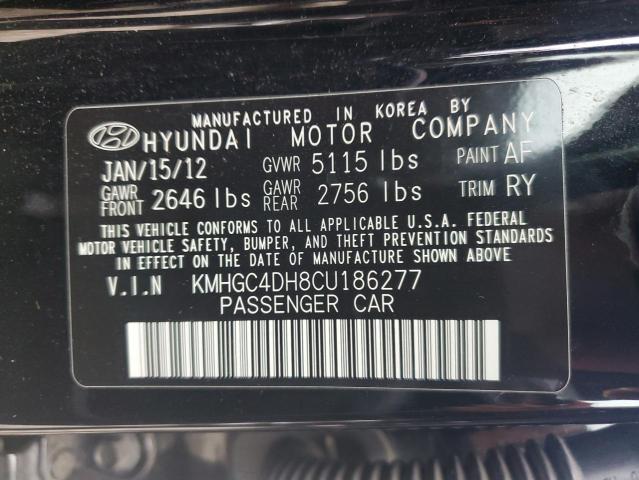 2012 HYUNDAI GENESIS 5. #3303726419