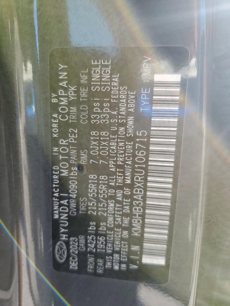 2024 HYUNDAI KONA SEL #3301948435