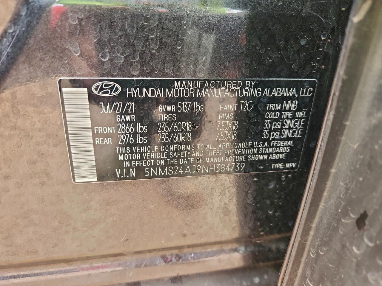 HYUNDAI SANTA FE SEL