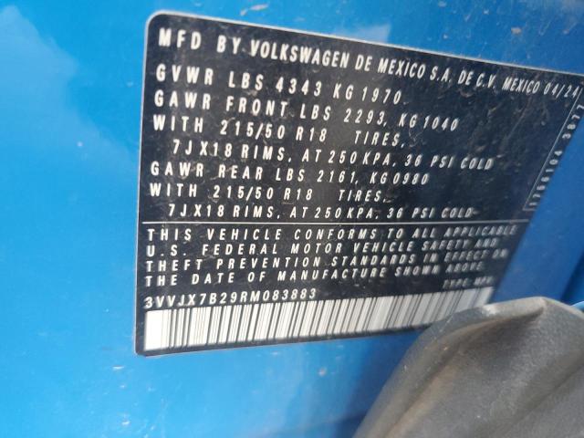 2024 VOLKSWAGEN TAOS SE #3316127217