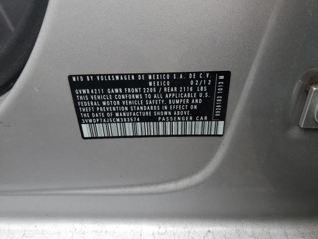 2012 VOLKSWAGEN JETTA SE #3293284455