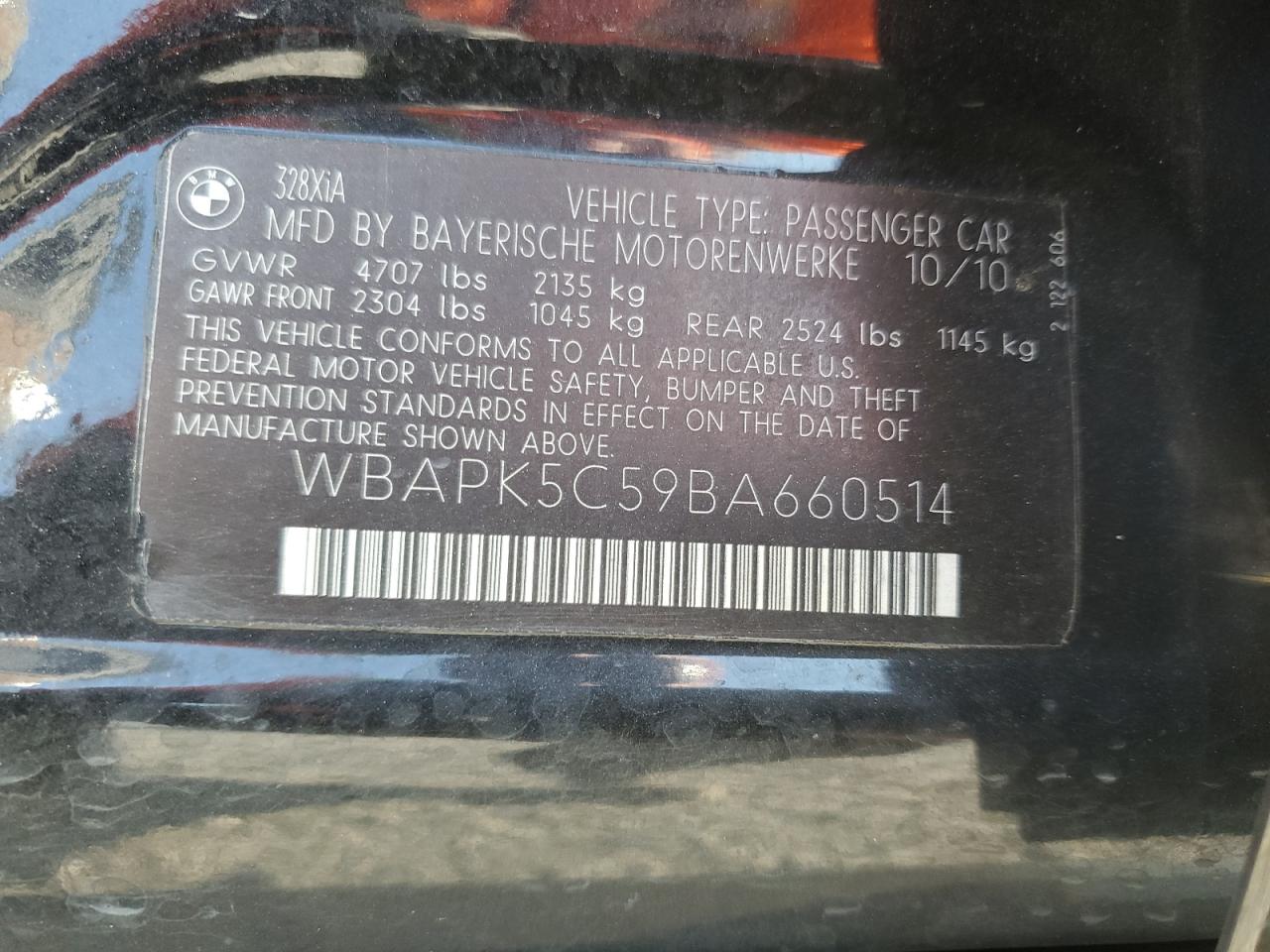 BMW 3 SERIES XI SULEV