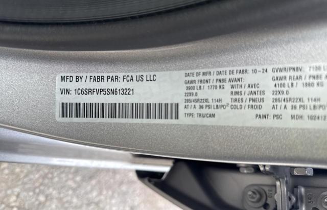 2025 RAM 1500 SPORT - 1C6SRFVP5SN613221