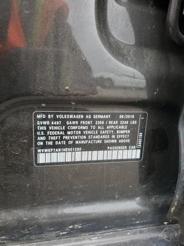 2017 VOLKSWAGEN CC SPORT WVWKP7AN1HE501260