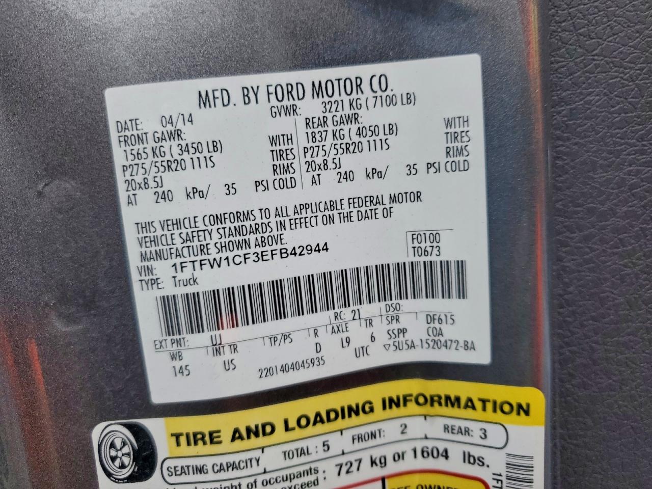 FORD F-150 SUPERCREW