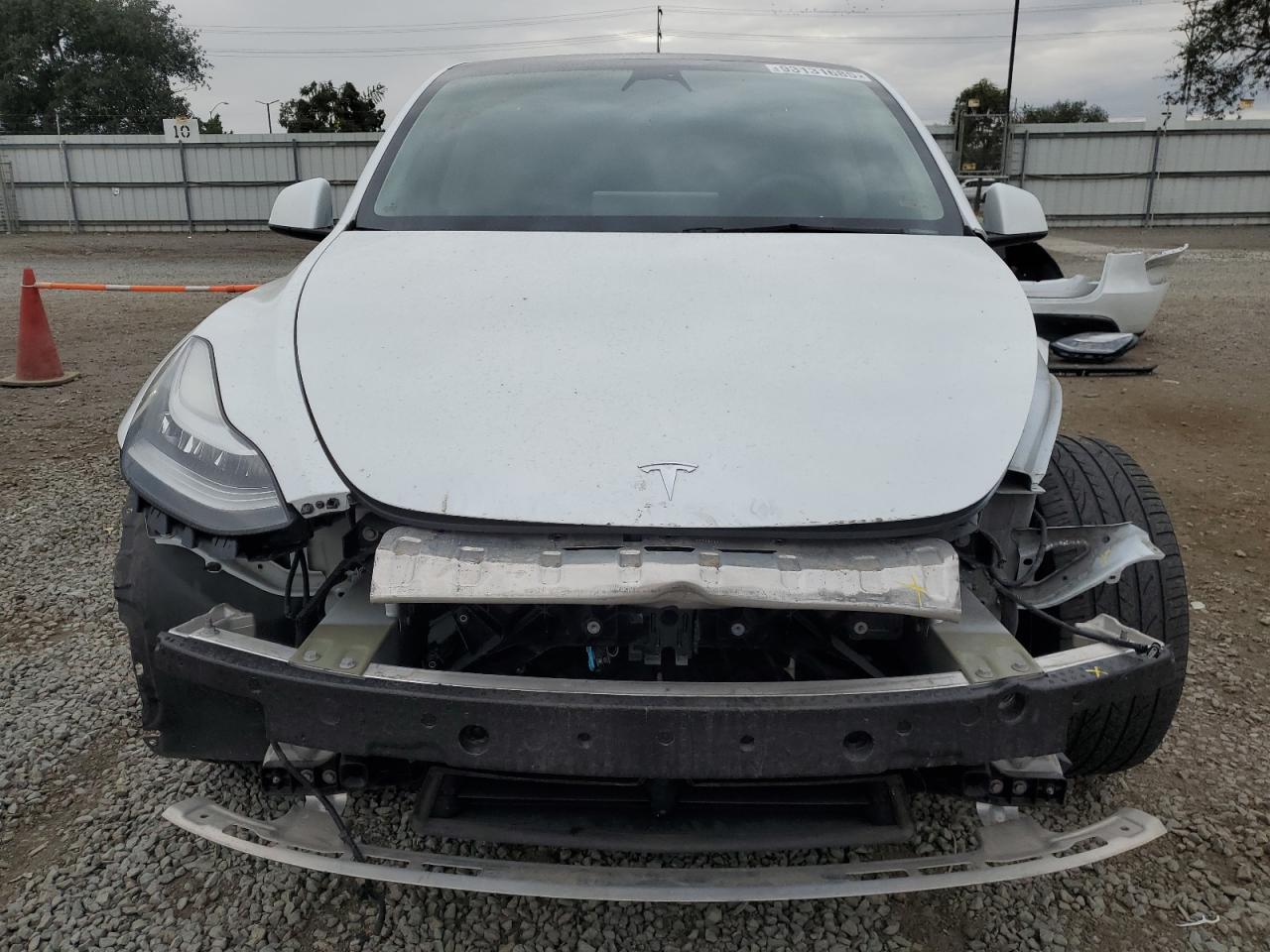 Lot #3318065382 2021 TESLA MODEL Y