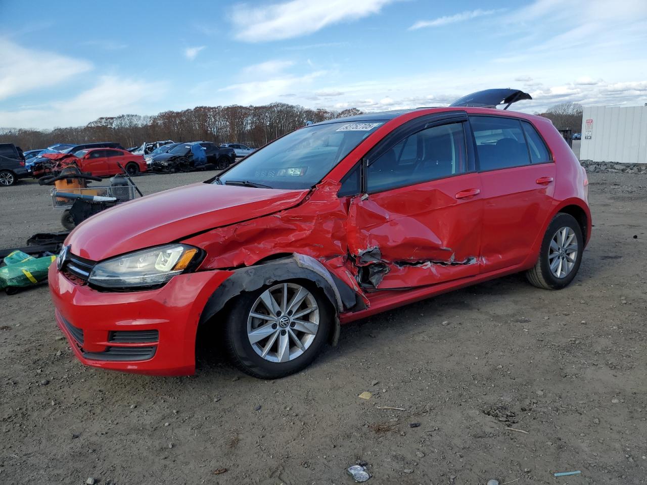 Lot #3309318990 2015 VOLKSWAGEN GOLF