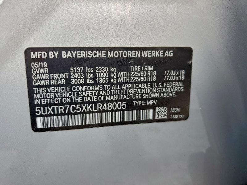 2019 BMW X3 SDRIVE3 #3304523445