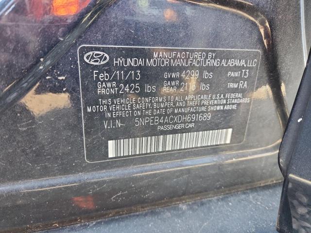 2013 HYUNDAI SONATA GLS - 5NPEB4ACXDH691689