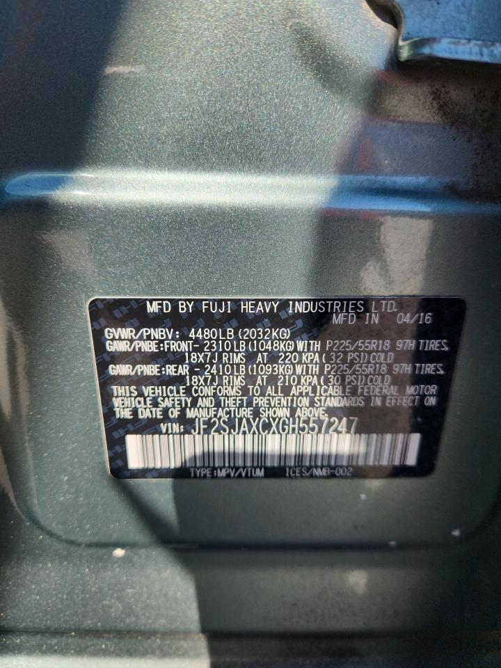 SUBARU FORESTER 2.5I TOURING