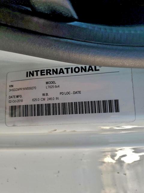 2019 INTERNATIONAL LT625 #3302749054