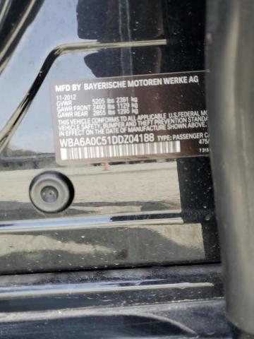 2013 BMW 640 I #3291416150