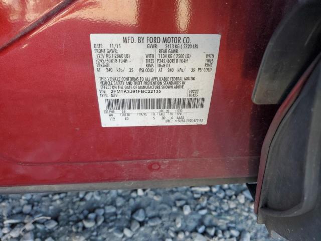 2015 FORD EDGE SEL - 2FMTK3J91FBC22135