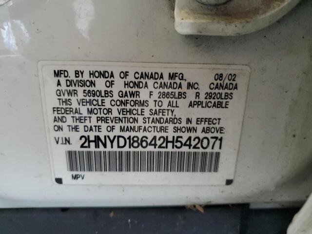 2002 ACURA MDX TOURIN #3311567260