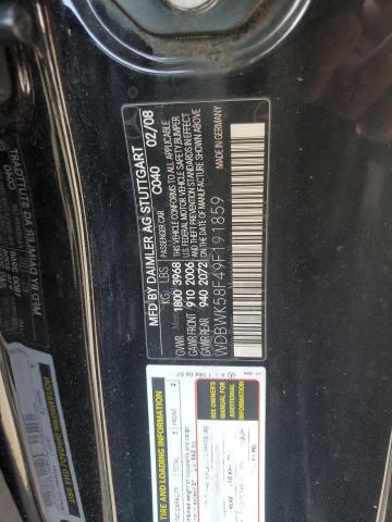 2009 MERCEDES-BENZ SLK 350 #3287605042