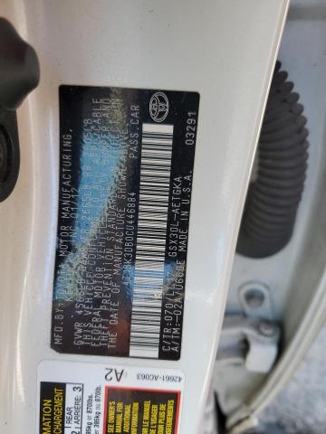 2012 TOYOTA AVALON BAS #3283966807