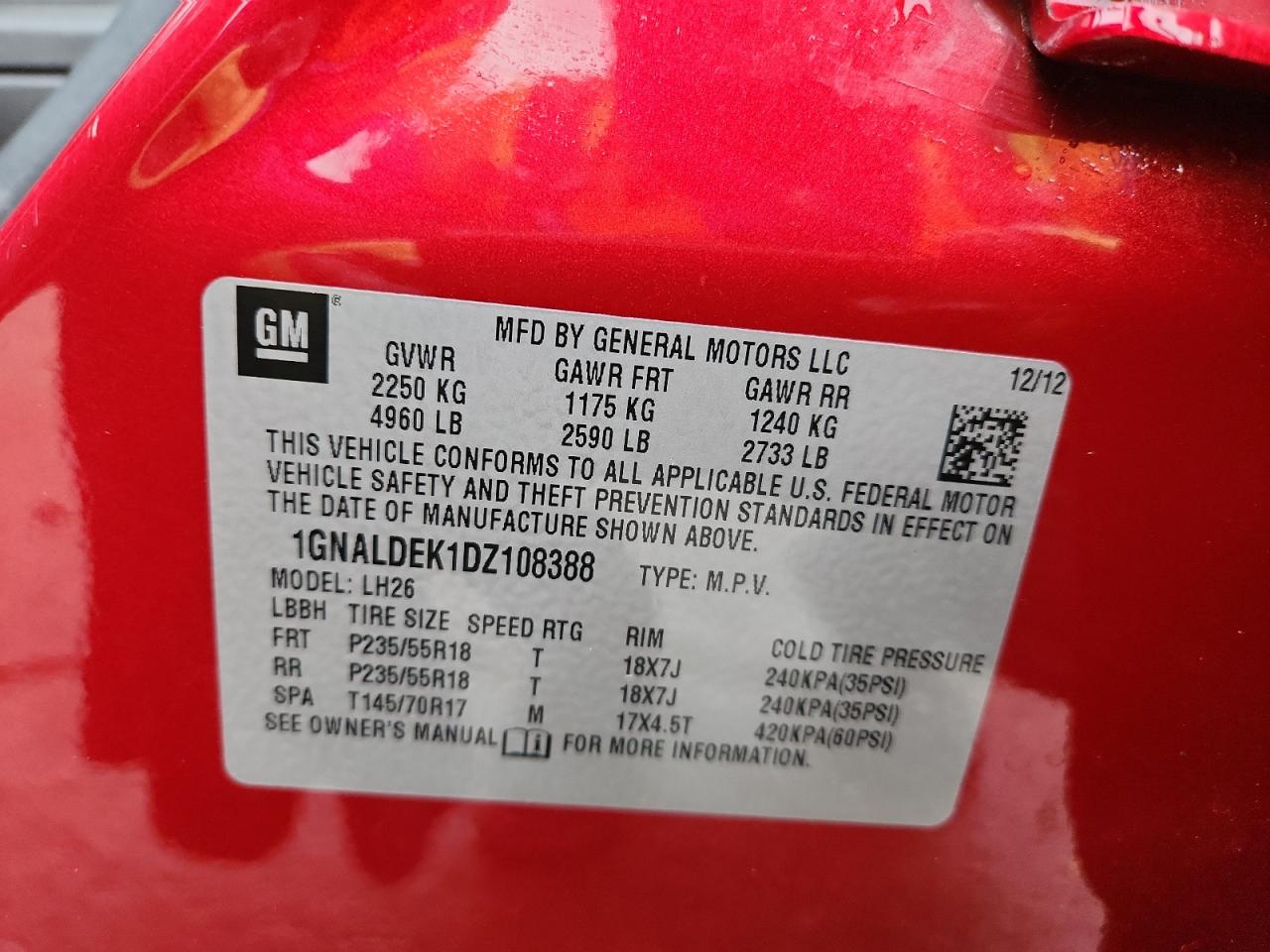 CHEVROLET EQUINOX LT