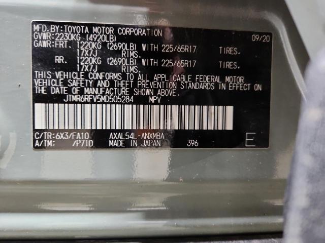 2021 TOYOTA RAV4 XLE #3286354727