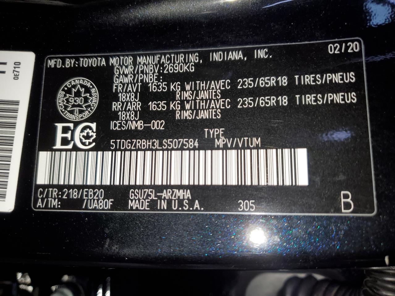 TOYOTA HIGHLANDER XLE