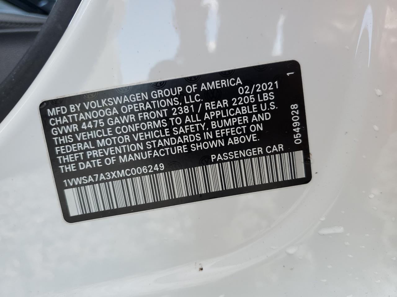 VOLKSWAGEN PASSAT SE