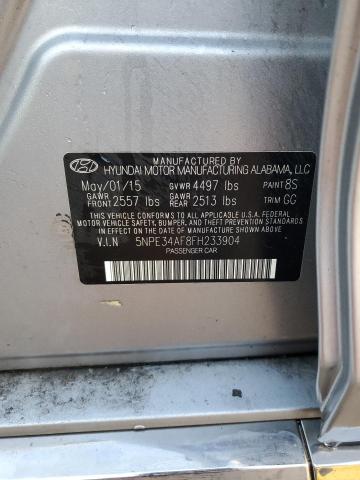 2015 HYUNDAI SONATA SPO - 5NPE34AF8FH233904