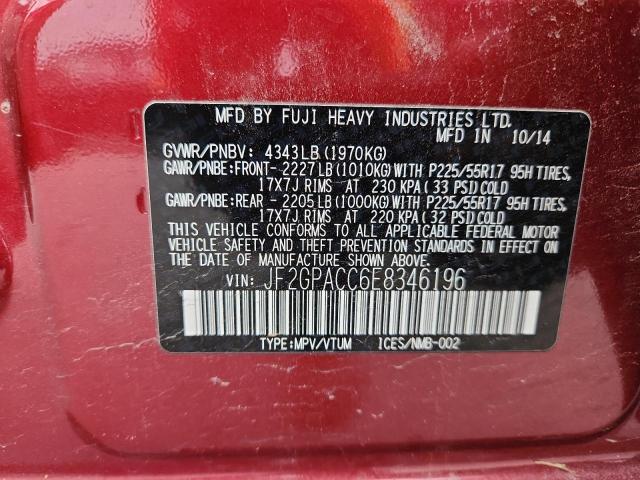 2014 SUBARU XV CROSSTR - JF2GPACC6E8346196