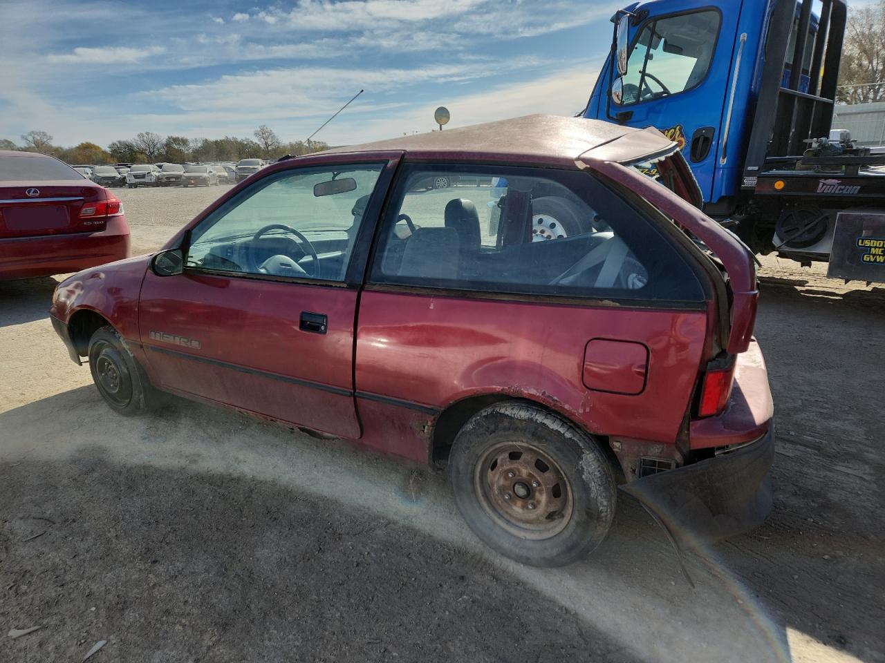 Lot #3306468201 1991 GEO METRO BASE