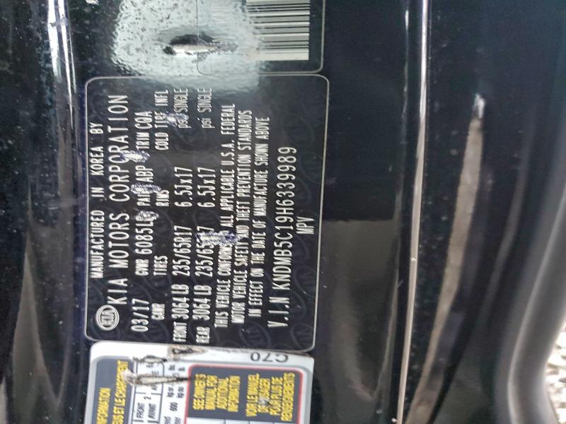 2017 KIA SEDONA LX #3303758439