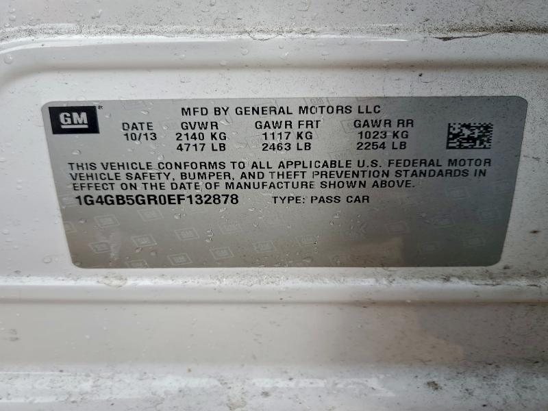 2014 BUICK LACROSSE #3294517509