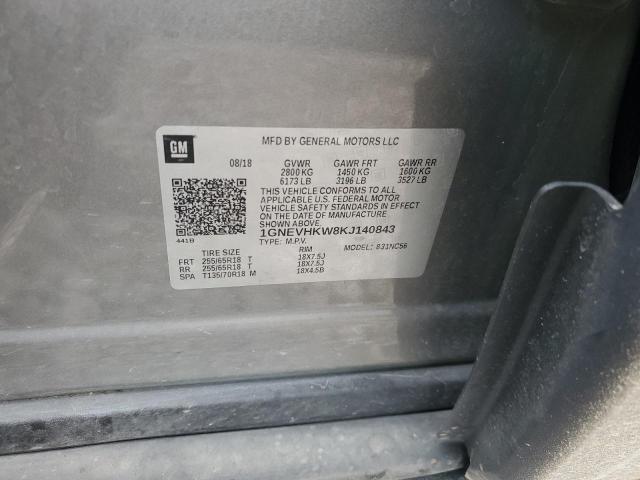 2019 CHEVROLET TRAVERSE L - 1GNEVHKW8KJ140843