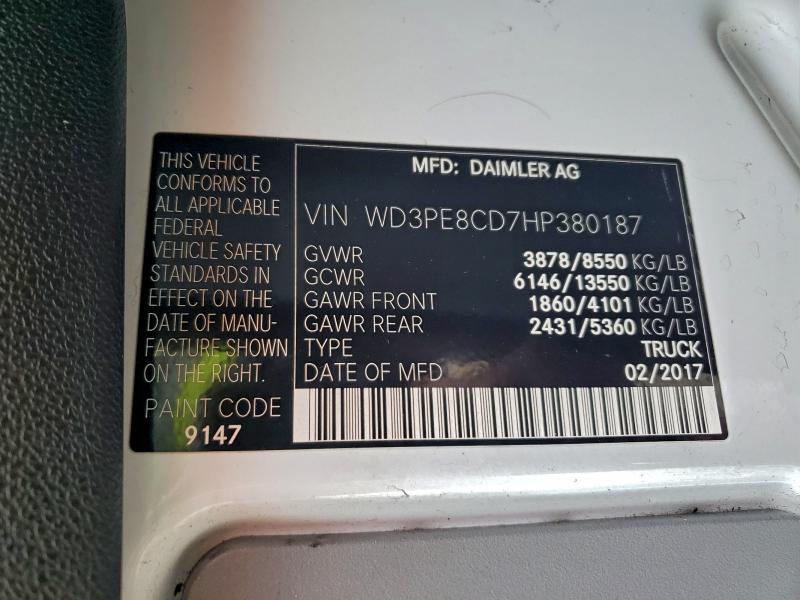 2017 MERCEDES-BENZ SPRINTER 2 #3305389375